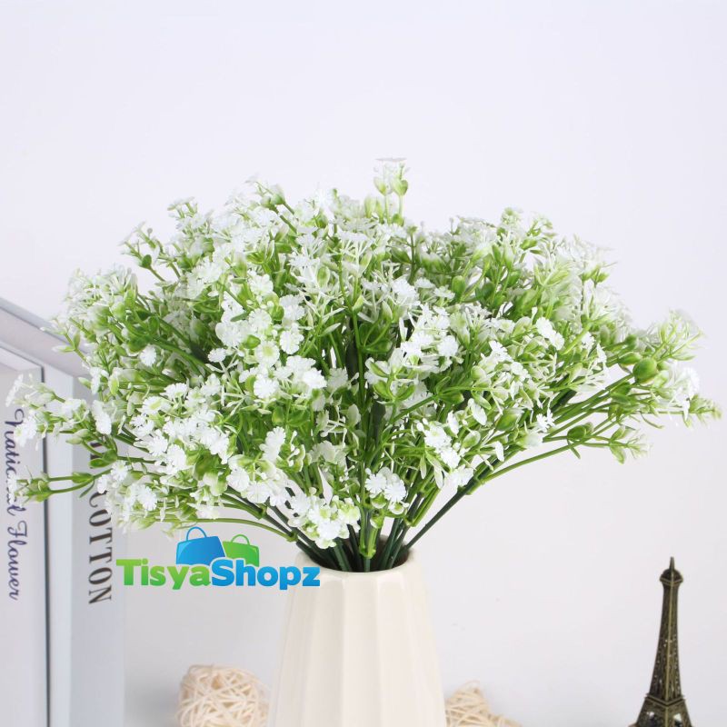 Baby Breath Ghypshopila / Bunga Mini Artificial Dekorasi Bucket