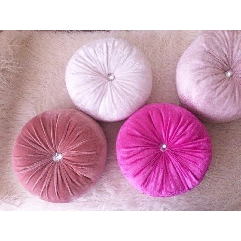 Bantal bulat kancing / Bantal Maroco