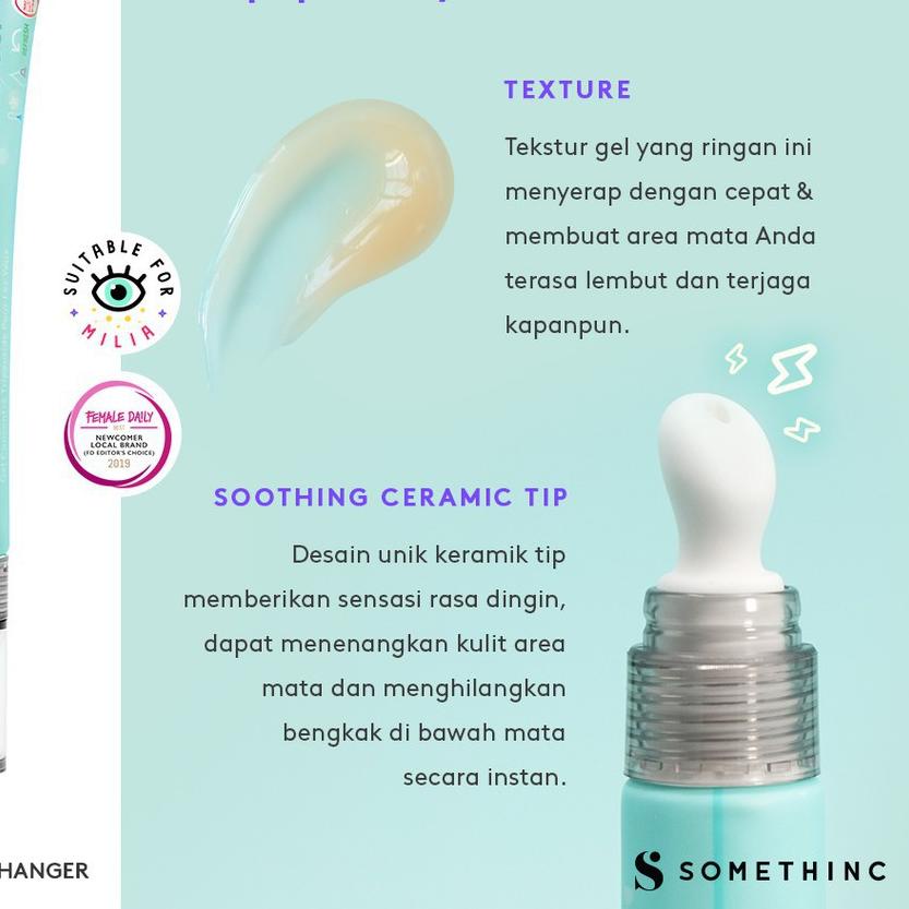 ➼ [SHARE] SOMETHINC GAME CHANGER TRIPEPTIDE EYE CONCENTRATE GEL | KRIM MATA SOMETHINC SHARE IN JAR ☎
