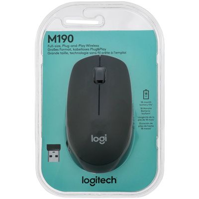 Mouse Wireless Logitech M190 RESMI