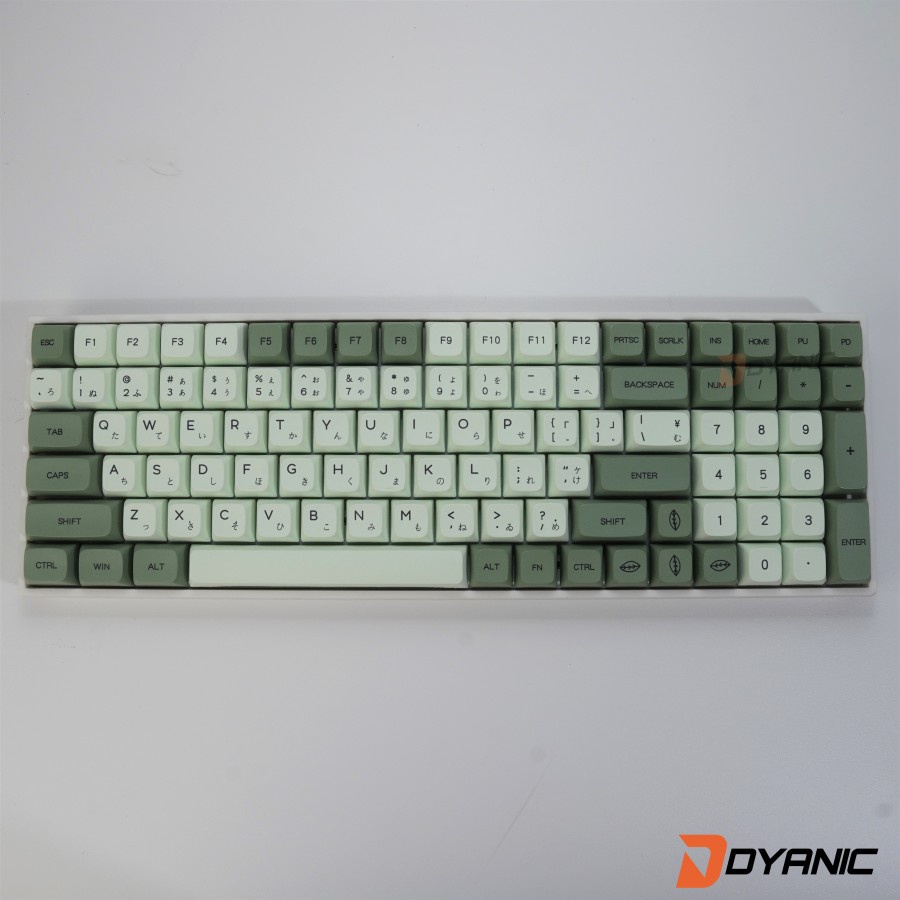 KEYCAPS MATCHA GREEN THEME Japanese Root - XDA PROFILE PBT