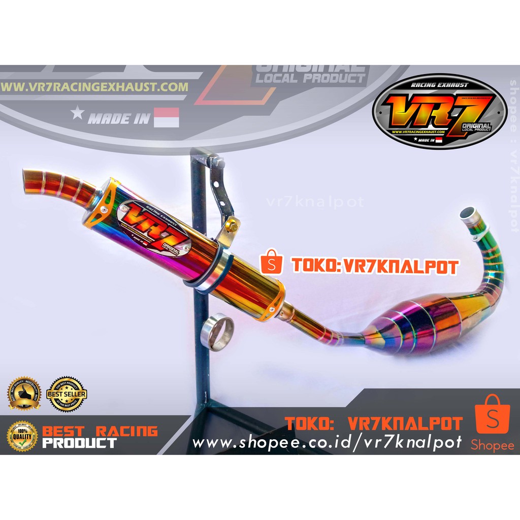Knalpot Ninja 150R Ninja 150RR  Ninja 150SS RX King RX S RGR Rainbow Pelangi 01 type C