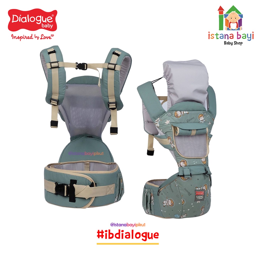 Dialogue Baby Hipseat Airflow 7in1 Astro Series DGG4257 - gendongan bayi