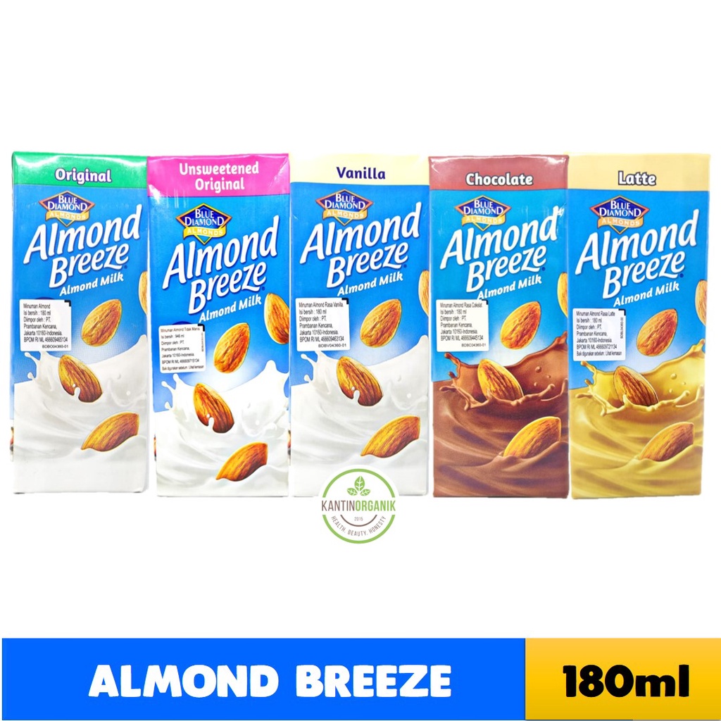 

Susu Almond Breeze Blue Diamond - Original - Unsweetened Original - Vanilla - Chocolate 180ml