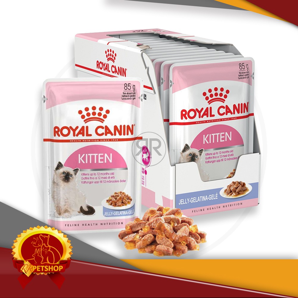 Makanan Kucing Wet Food Royal Canin Kitten 36 Gravy / Jelly 85 Gram