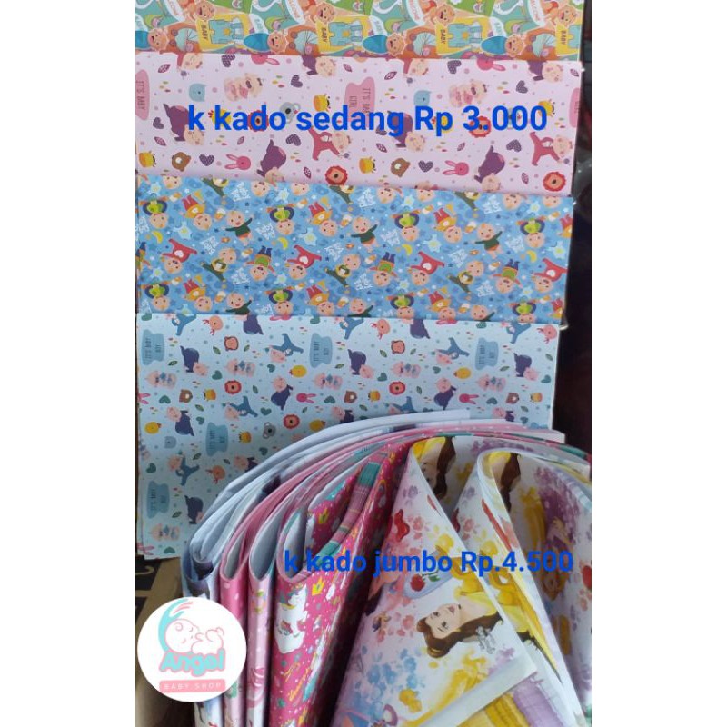 

kertas kado sedang dan jumbo