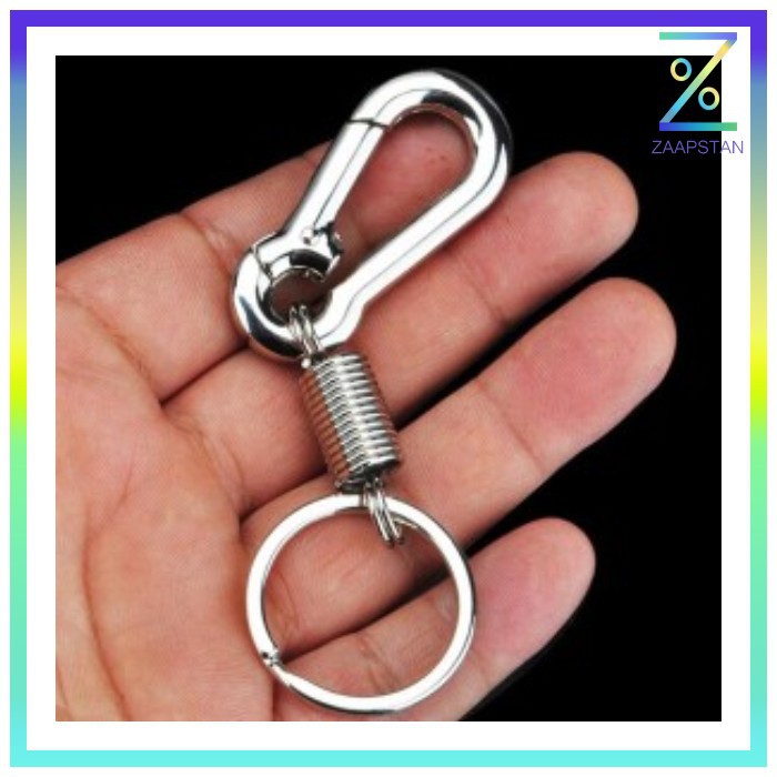 Ourpgone Karabiner dengan Per Stainless Steel - LC-1118-6 - Black