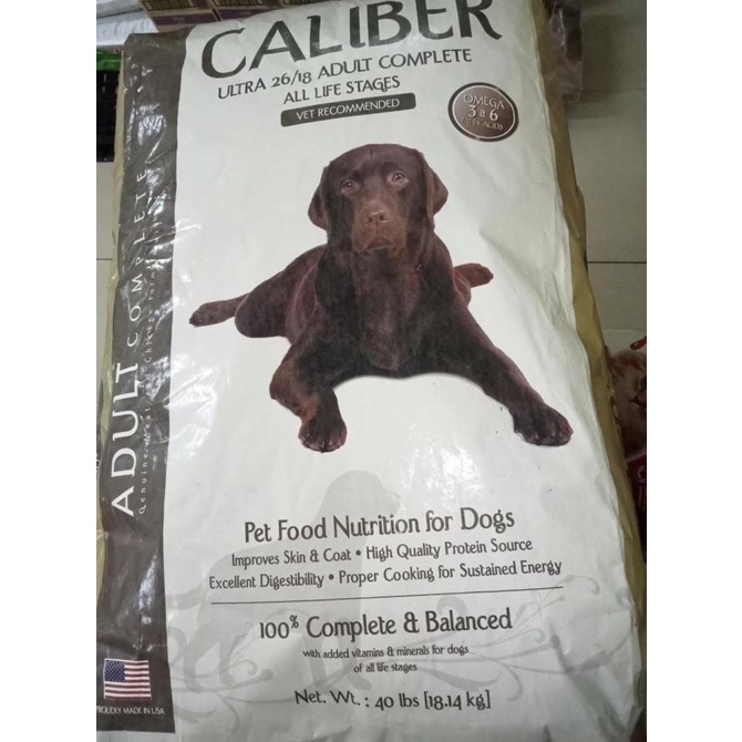 Caliber Dog Food 18 Kg Makanan Anjing Caliber