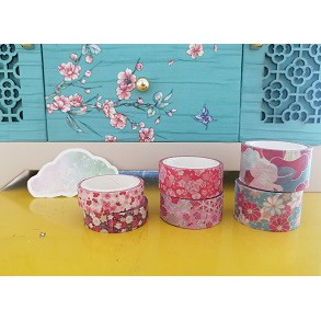 

[Sample: 20 cm] Washi Tape Selotip Jepang hiasan, Journal, Scrapbook, Gift Wrapping, Planner