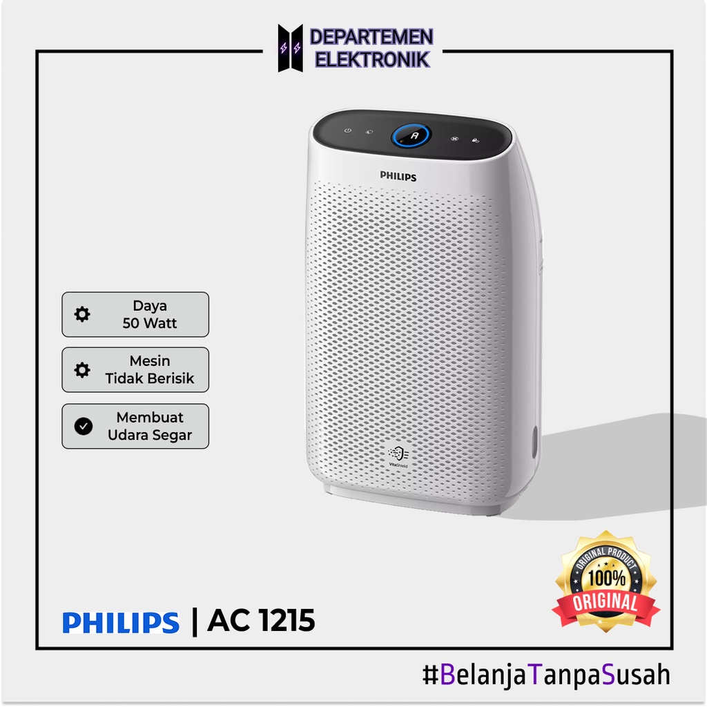 PHILIPS Air Purifier AC 1215 AC 1215 Ekonomis Garansi Resmi