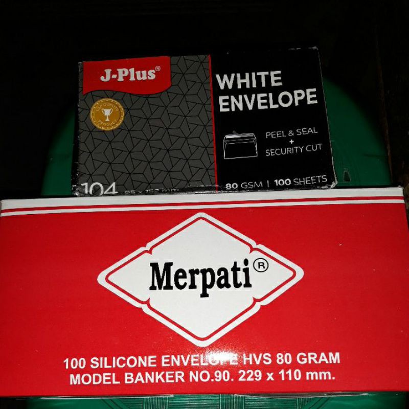 

Amplop polos(95mm×152mm/229mm×110mm)(100lembar)