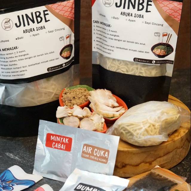 

Jinbe Abura Soba / Ramen kering jepang / mie jepang / bakmi jepang