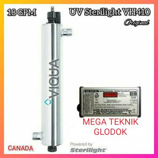 UV STERILIGH VH410 UV VIQUA 18GPM ULTRA VIOLET VIQUA ORIGINAL CANADA