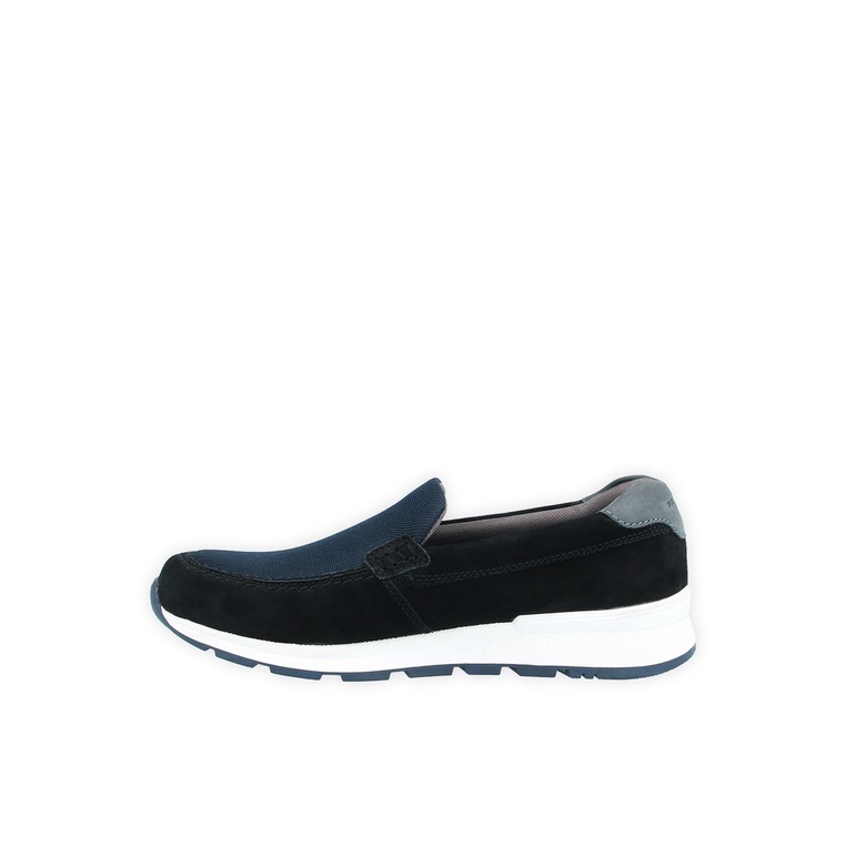 SEPATU SLIP ON PAKALOLO PRIA ORIGINAL CASUAL KULIT ASLI BIRU NAVY PB11