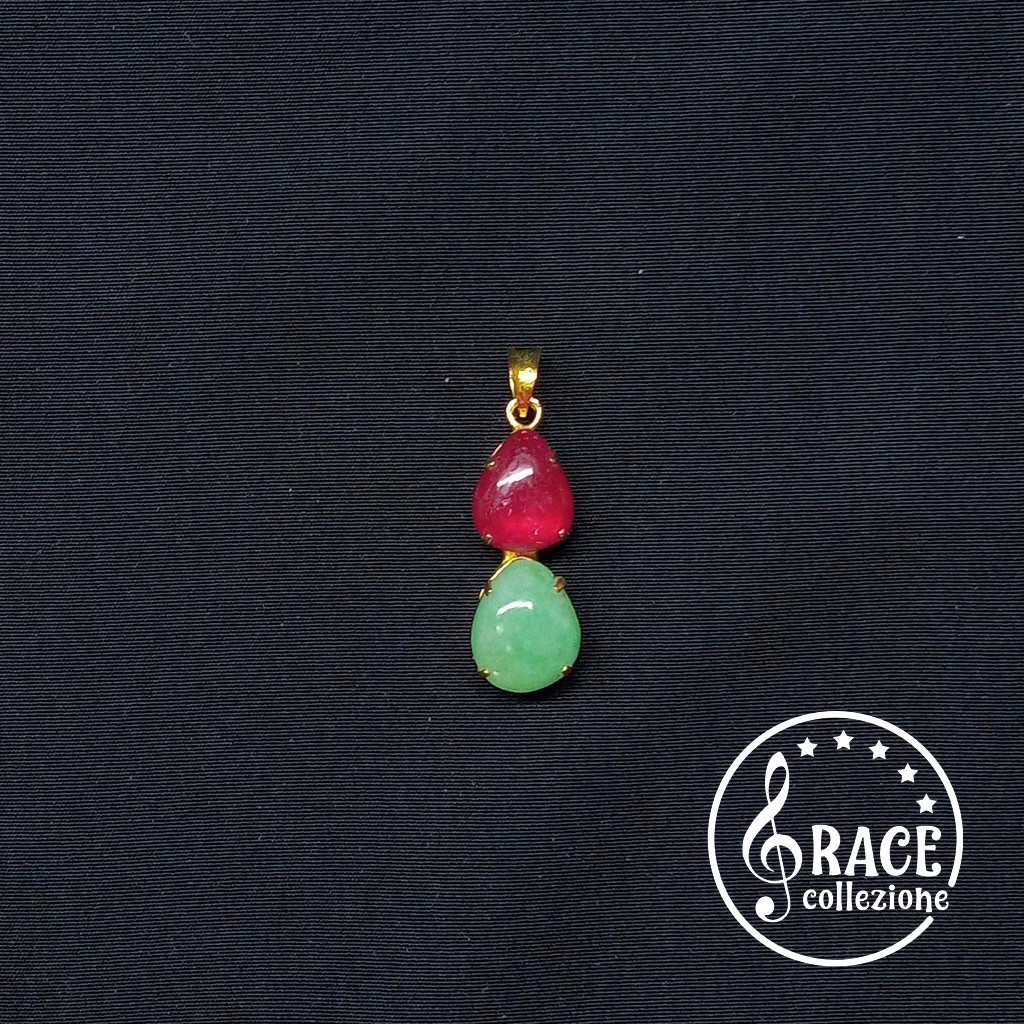 Liontin Batu Giok Asli Birma