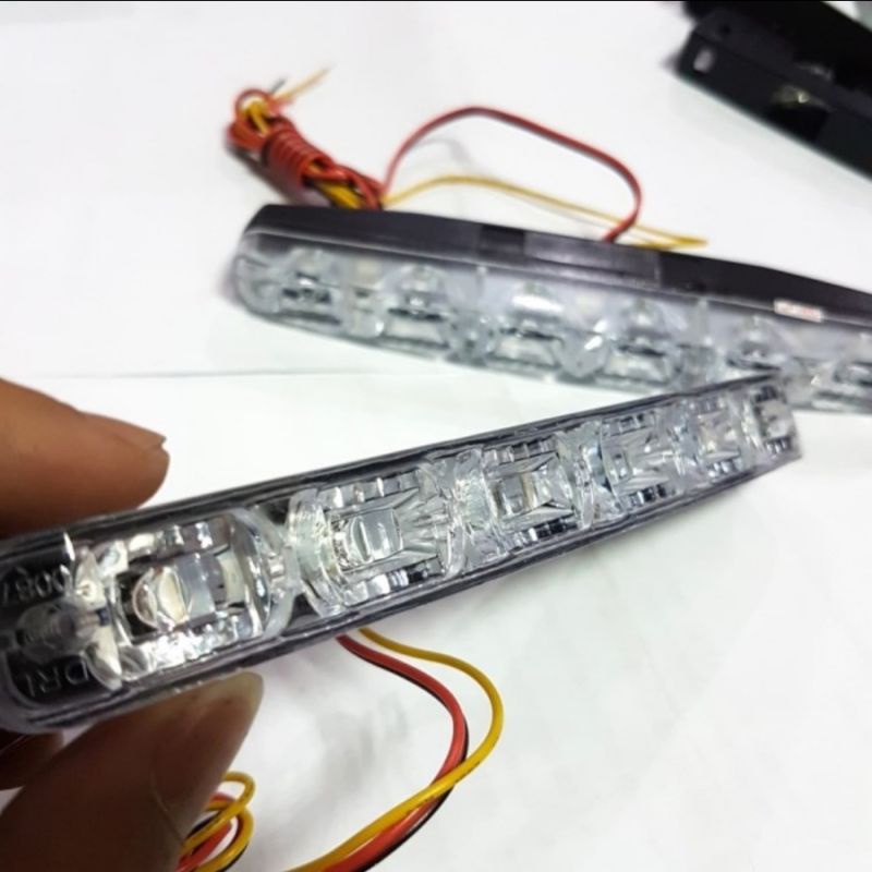 Lampu LED DRL Mobil 6 Titik