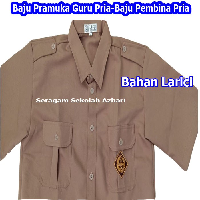 Baju Pramuka Pembina Putra Baju Seragam Pramuka Guru Laki Laki Seragam Pramuka Guru Shopee Indonesia