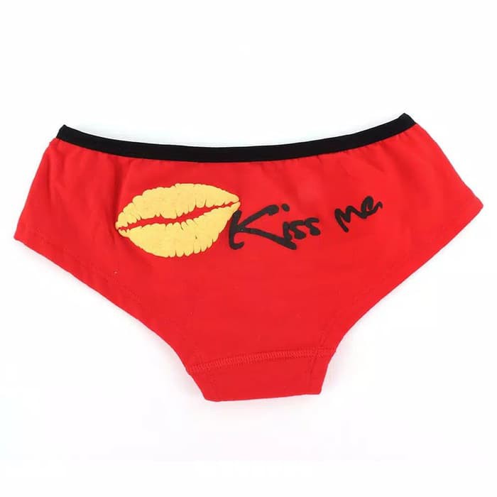 TBI Import Celana Dalam Motif Sexy Kiss Lingerie Underwear G-String CD