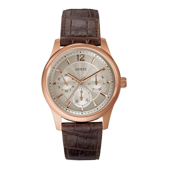 GUESS W0475G2 - Jam Tangan Pria - Coklat