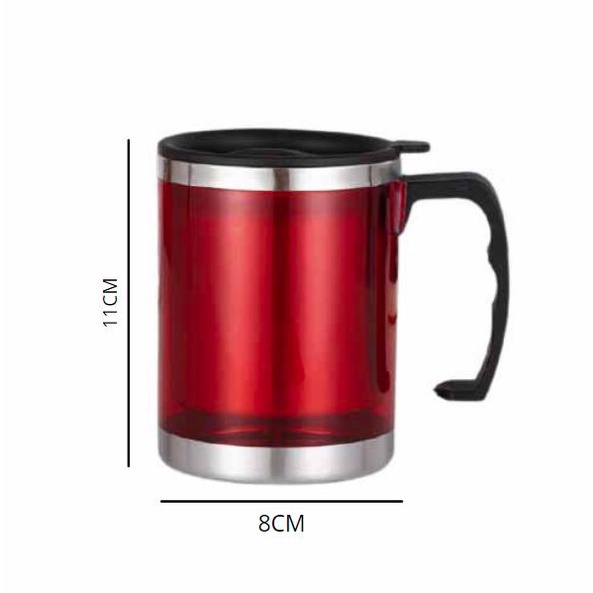 Mug travel warna 450 ml / mug kantor