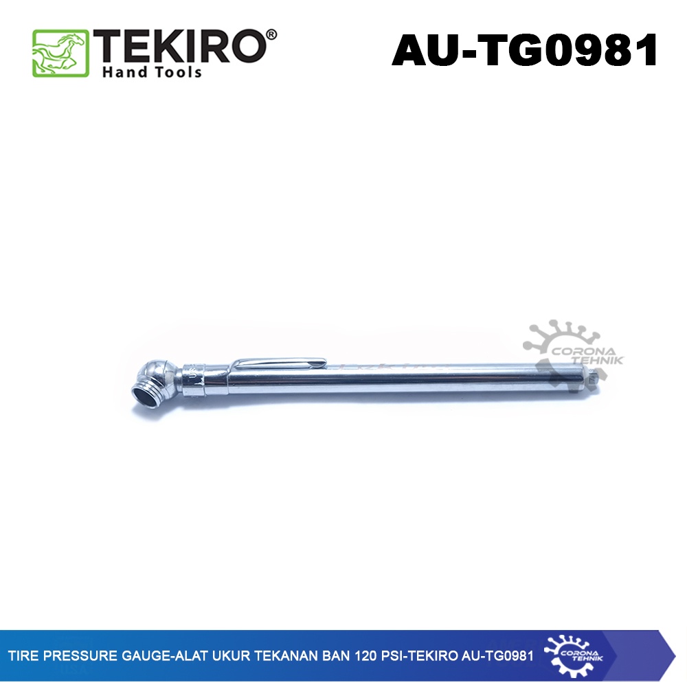 Tekiro AU-TG0981 - Tire Pressure Gauge - Alat Ukur Tekanan Ban 120 Psi