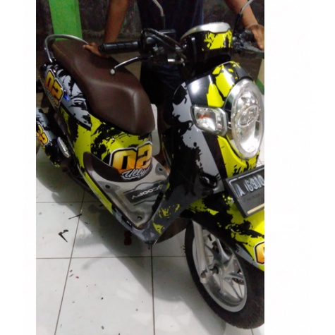 Decal Stiker  Scoopy 2018 Dekal Variasi Stiker Striping Custom Fullbody keren