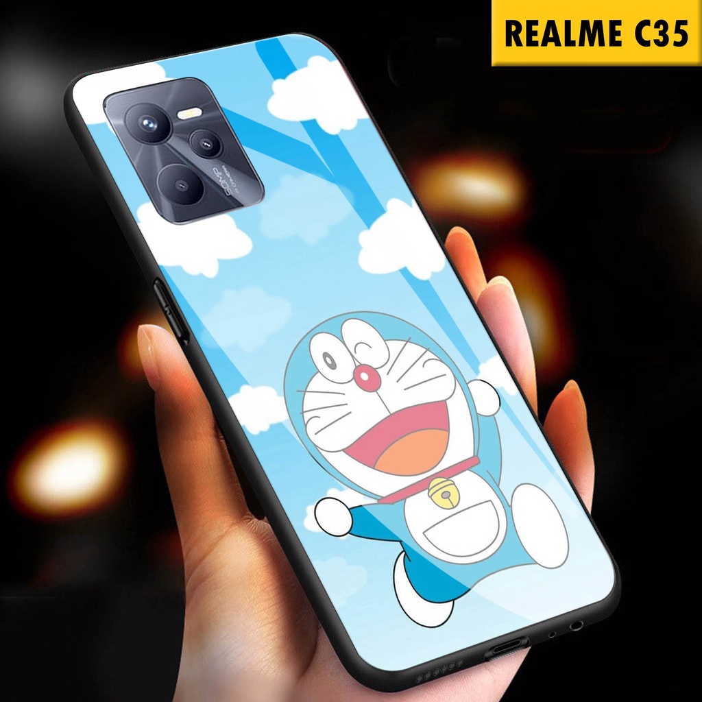 [A06] Case Realme C35 / Softcase Kaca Kilau Realme C35 / Casing Handphone Realme C35 / Case Realme C