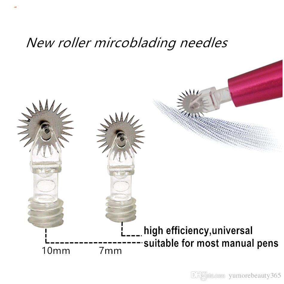 Roller needle / jarum spin roller untuk sulam alis needles eyebrow embroidery