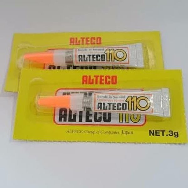 

ALTECO SUPER GLUE LEM SUPER KUAT KEMASAN KECIL 3g