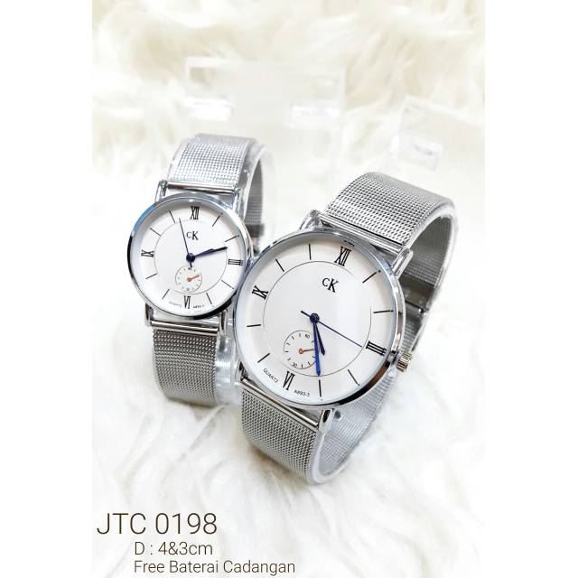 PREMIUM  Jam Tangan Couple CK pasir
