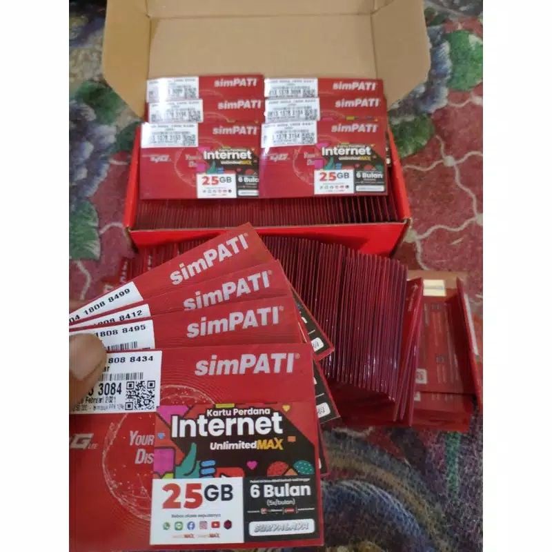 KARTU TELKOMSEL 35GB UNLIMITED & 2Gb fress