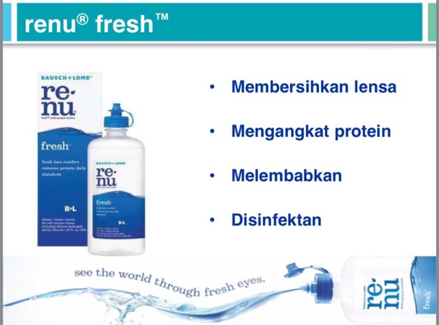 Renu Fresh 355ml solution air softlens