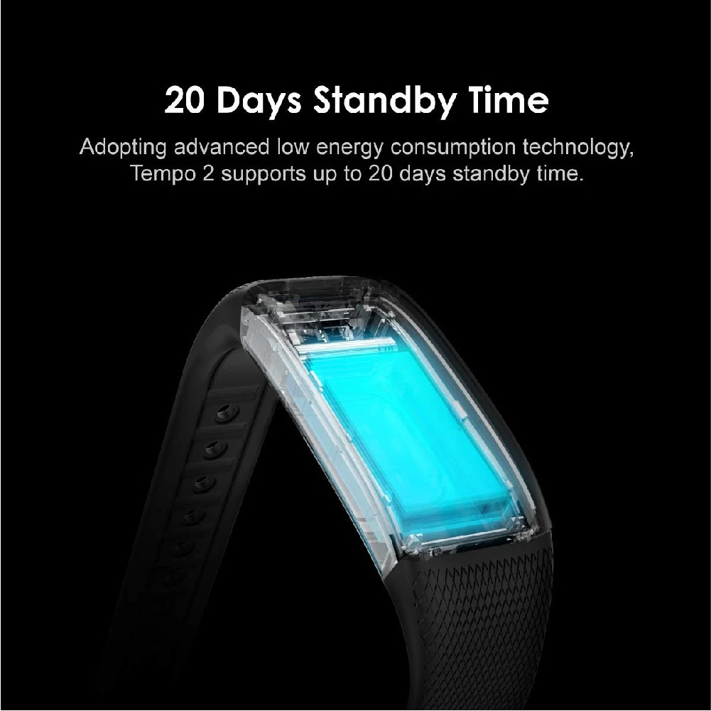 ORAIMO TEMPO 2 Smart Band OFB-20 [Polymer lithium battery,Standby Up to 20 days] - Garansi Resmi