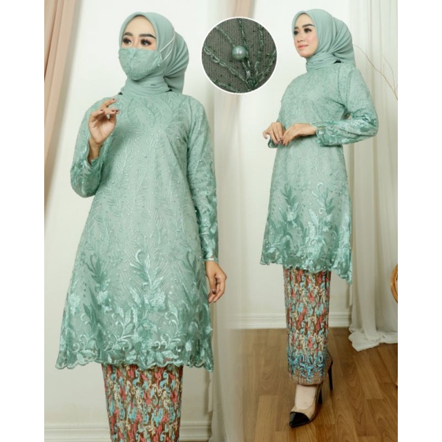 RnF ✓  kebaya tunik Tulle / kebaya modern / kebaya tunik(free masker)