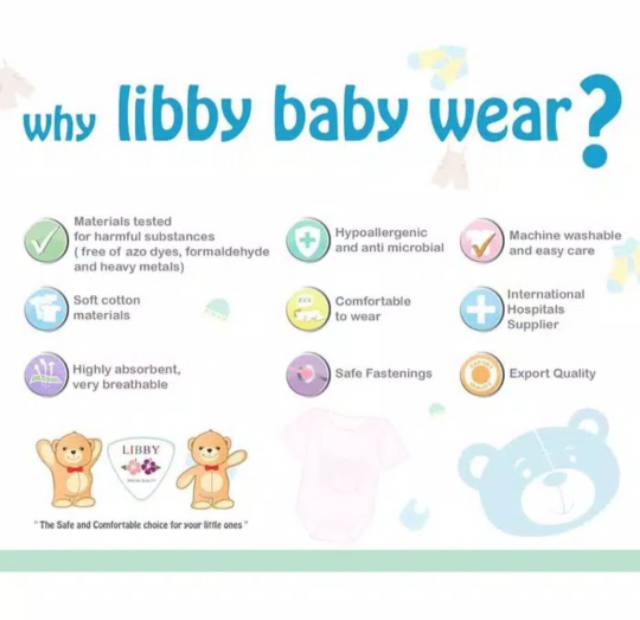 SARUNG TANGAN DAN KAKI BAYI  LIBBY