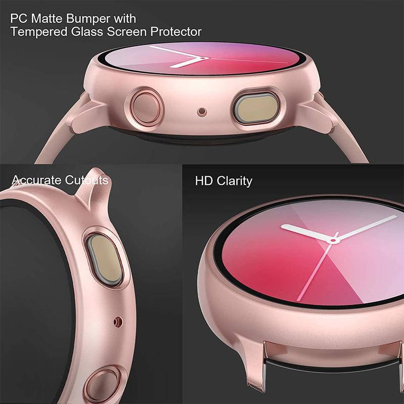 Casing Pelindung Layar Samsung Galaxy Watch Active 2 40mm 44mm Bumper Full Cover 44mm 40mm