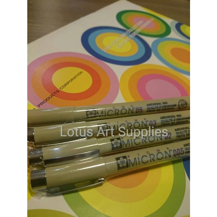 

Pendrawing- Sakura Pigma Black Micron Drawing Pen 01 - 02 - 03 - 04 - 05 - 08 - 0.1 -Drawing-Pen.