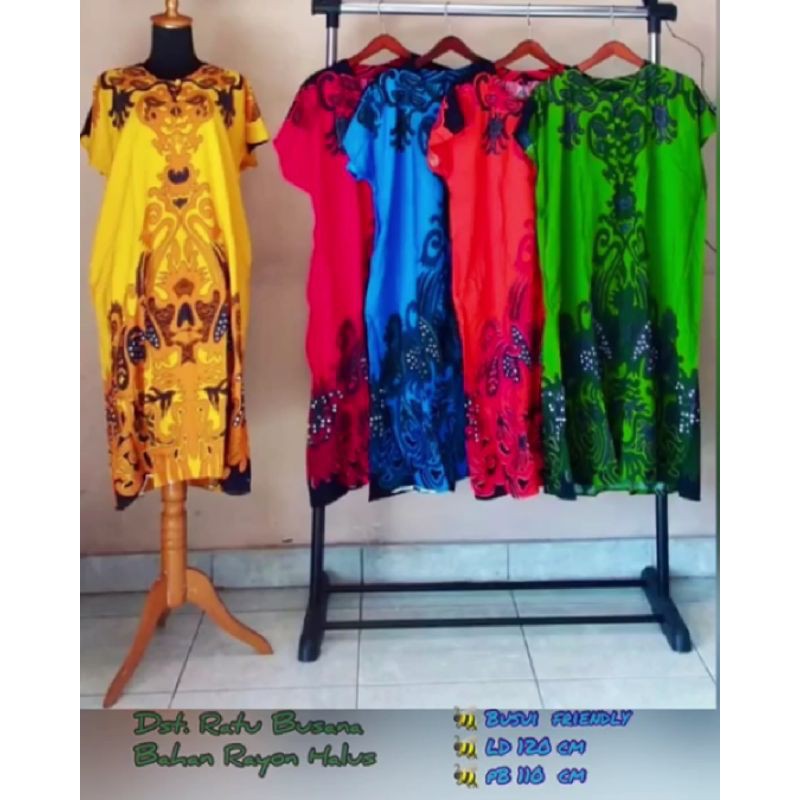 Daster batik ratu busana daster ibu kancing hamil busui oleh oleh jogja solo pekalongan