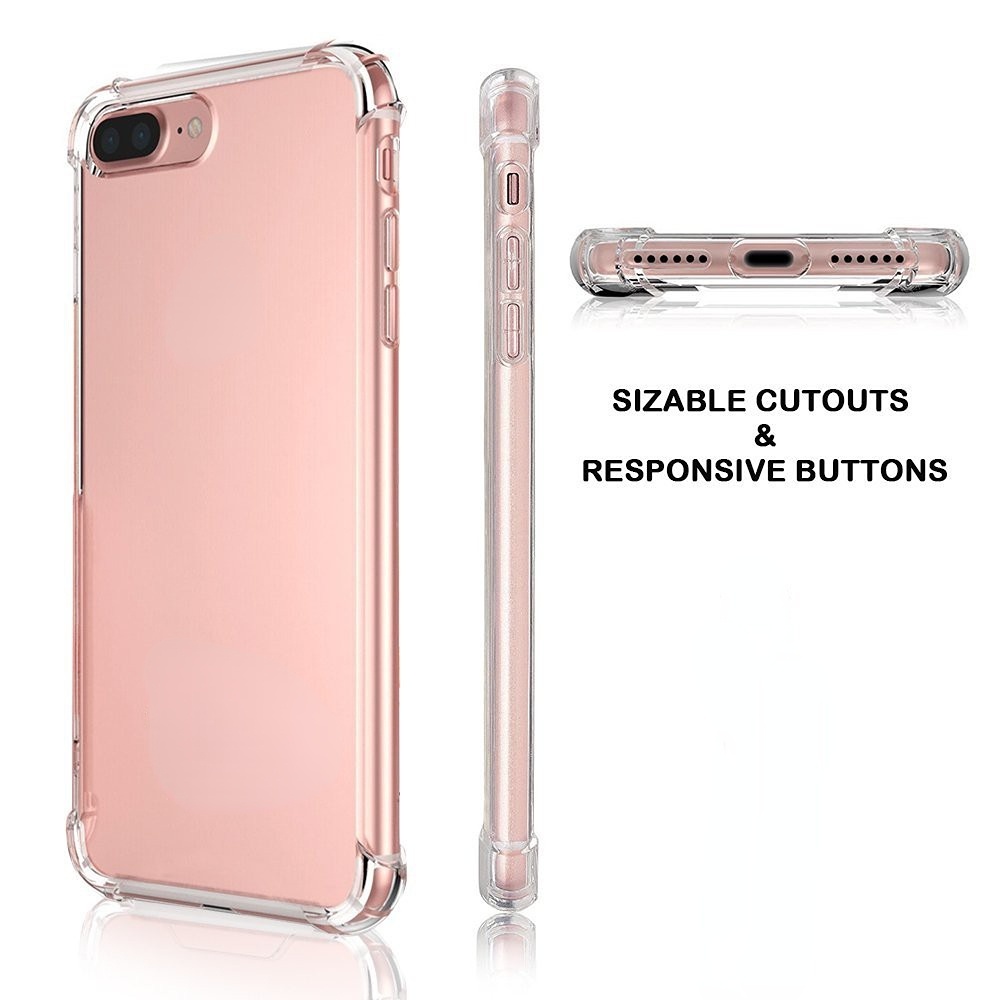 Premium Case Hybrid Armor Slim Anti Shock Bahan TPU Lembut Untuk For Iphone x xs 6 7 8 Plus XR XS 11 Pro