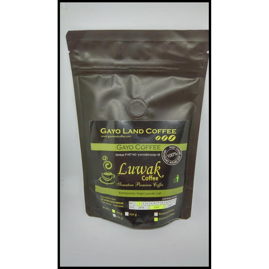 

Produk Terbaik Kopi Luwak Asli Gayo Land Coffee Sumatera Premium Coffee 100 Gr