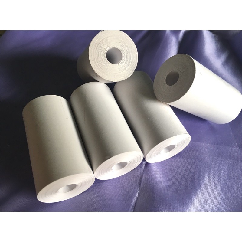 

Kertas thermal 57x30 mm / Kertas Struk 58x30 mm printer bluetooth polos, SPOTS, EDC BRI 57 X 30