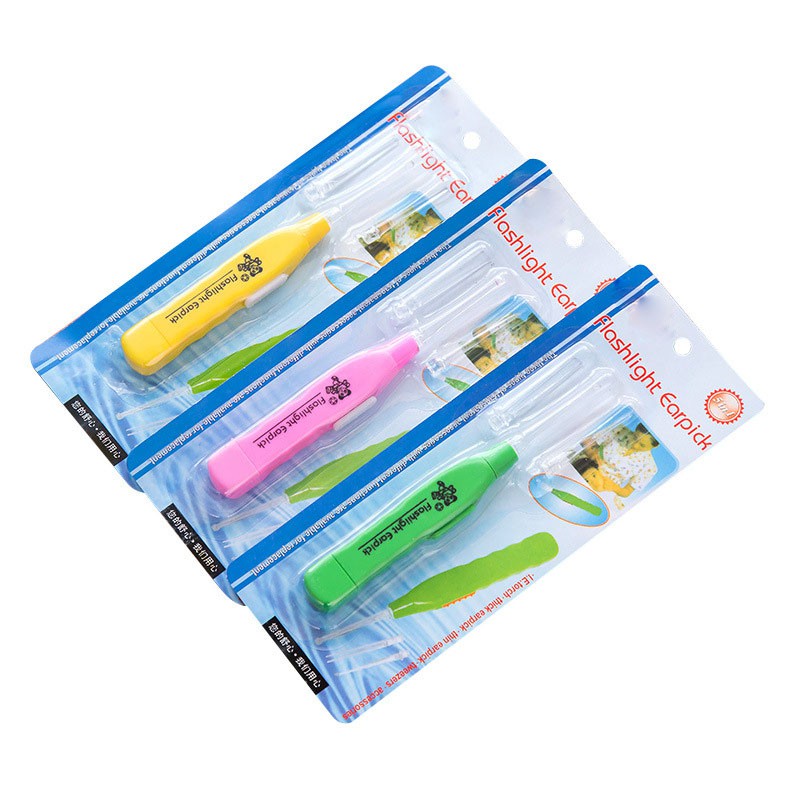 KOREK KUPING SENTER LED NYALA EARPICK FLASH LIGHT LAMPU ANAK SOUVENIR