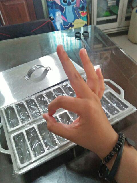 Cetakan Kue Bandros/pancung/pukis/rangin 20 Lubang+tutup Aluminium