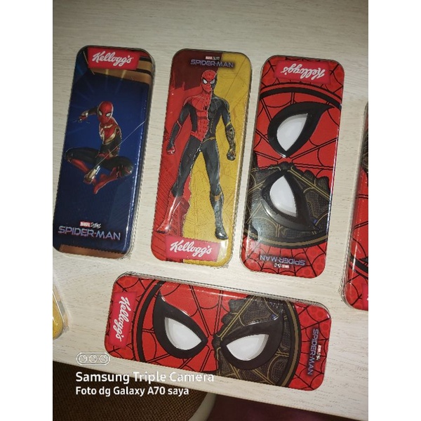 

kotak tempat pensil kellog's spiderman limited edition koleksi
