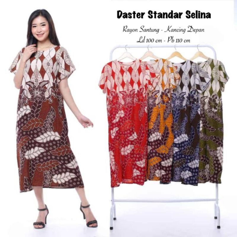 Daster midi/Daster Panjang Selutut Busui Kekinian Non Ruffle