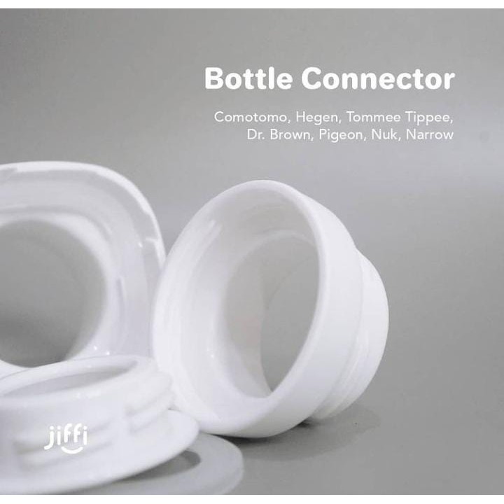 Jiffi Bottle Connector &amp; JIFFI SEAL KARET / konektor botol jiffi / connector bottle