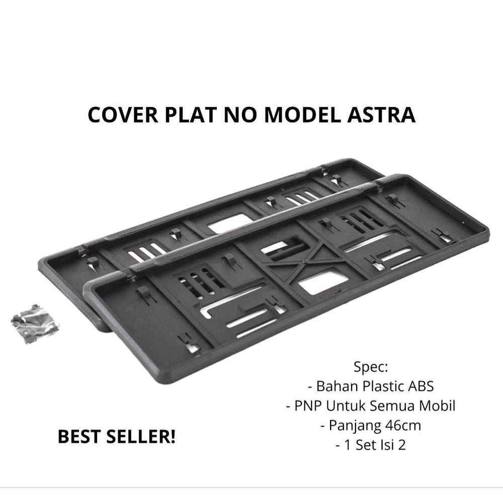 Tempat Dudukan Plat No Mobil / Cover Plat Nomor / Tatakan Plat Nomor Mobil / Frame Plat Nomor Standart Astra Termurah