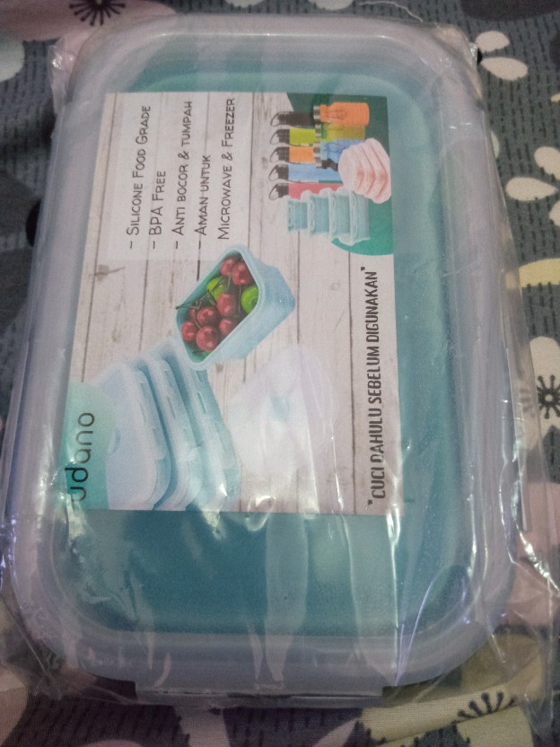 Tempat Makan Lipat Silikon Anti Tumpah Murah Bpa Free 1200ml 350ml Kotak Makan Bekal Anak Lunch Box