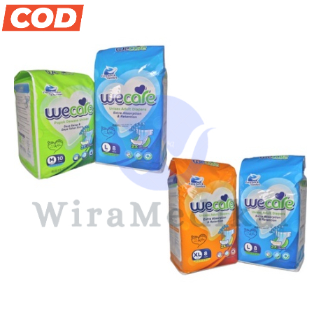 Wecare Adult Diapers Popok Dewasa Wecare M10  L8  XL8 Pampers Dewasa Wecare