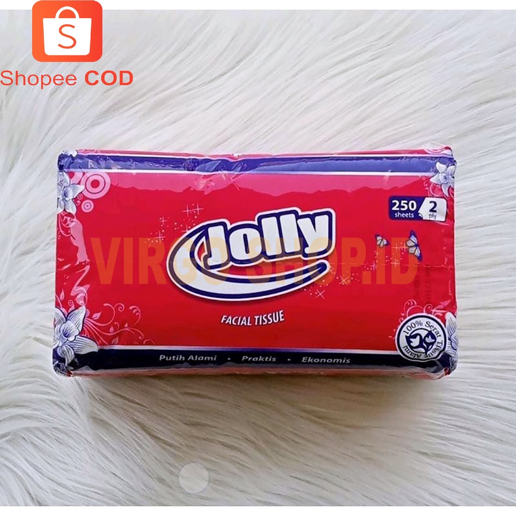 Jolly  Facial Tissue 250 Sheets/ 2 Ply / Tisu / Tissue / Tissu / Tisue / Tisu 250 Sheet / Tissue 250 Sheets / Tissue 250